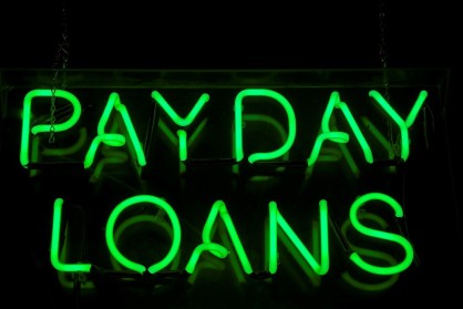 payday loans sign